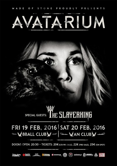 avatarium greek tour poster